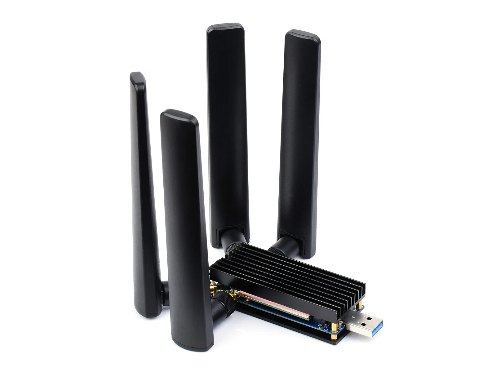 Módulo Dongle com Antenas Quad Usb 3.1 Port Dissipador de Liga de Alumínio M.2 Chave b Interface Suporte Simcom e Quectel Módulo 5g - Imagem 5