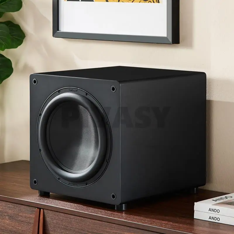 12 Inch High Power Active Subwoofer HiFi Wooden Subwoofer Home Theater Home Audio Echo Gallery TV Computer Stage Speakers 2