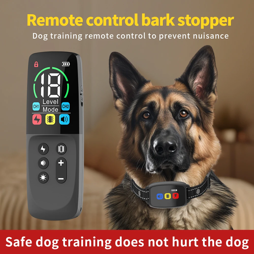 Electric Dog Training Collar With Remote Control For All Size Pet