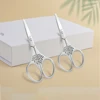 Chinese style Makeup scissors，Nose Hair Scissors，Stainless Steel Eyebrow Scissors,Safety Rounded Tip Small Scissors for Eyebrow 4
