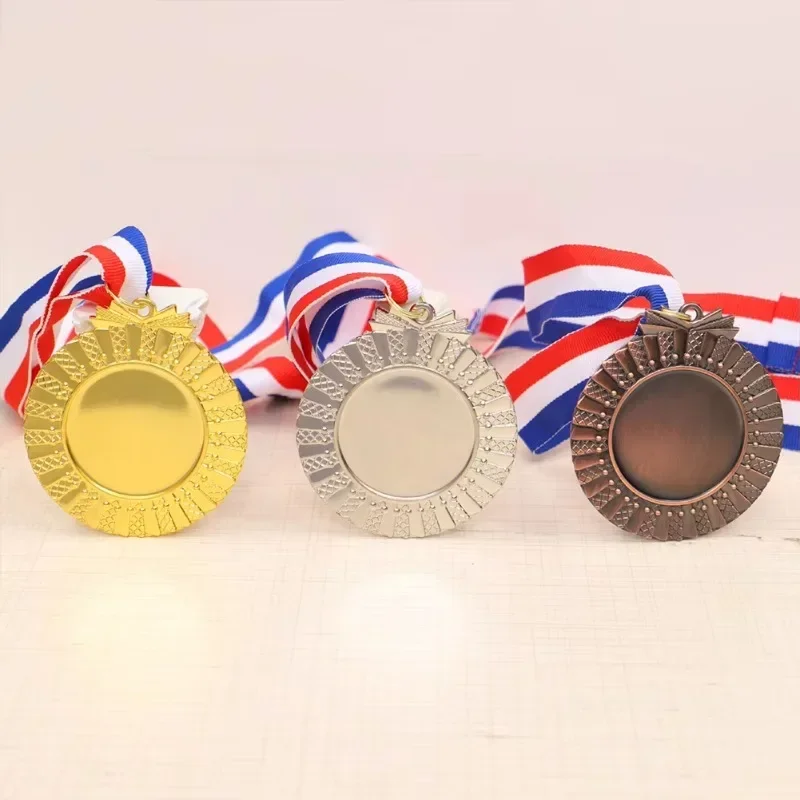 Description Picture 5 of itemFree Customized Logo Medals 65MM Gold Silver Bronze Metal Medal Award Personalized Souvenir for Game Sports Competition Winner