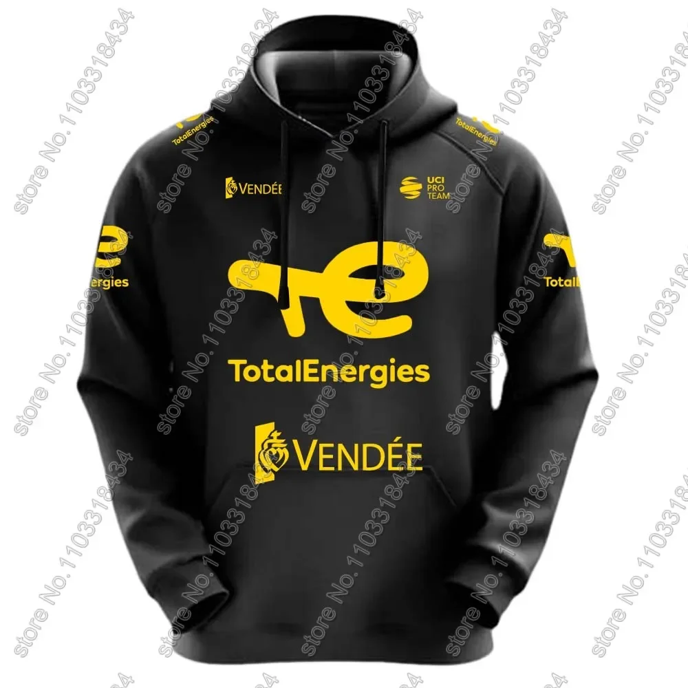 Total New Energies Team Hoodie Men Casual Sweatshirt Winter Golden Hoodies Cycling Clothing Hoody Streetwear Sportswear