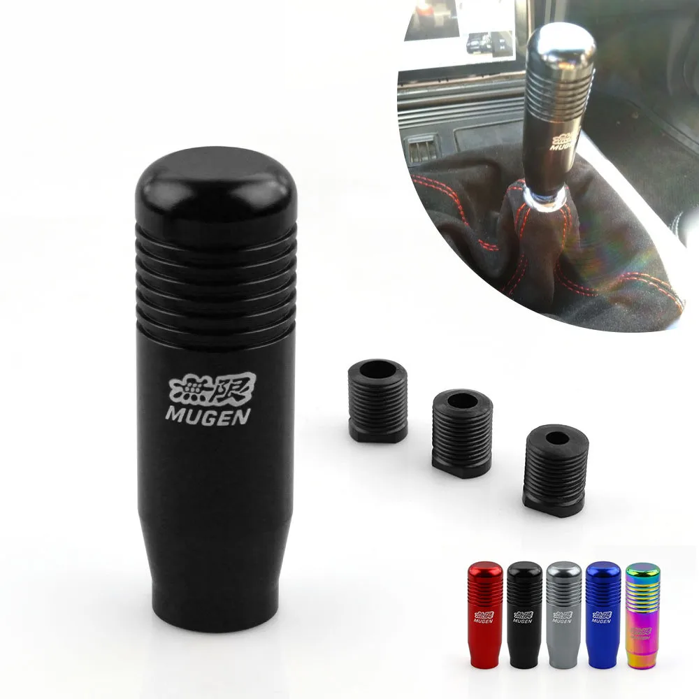 NEW MUGEN Aluminum Car Manual Gear Stick Gearstick Shift Shifter Lever Knob Universal 8.5cm