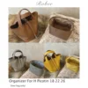 ROBEE For H picotin Organizer Insert 18 22 26 Waterproof Design quick-drying fabric Premium nylon Fits handbag innerbag 1