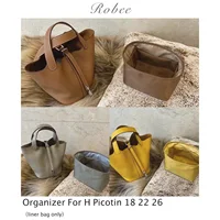 ROBEE For H picotin Organizer Insert 18 22 26 Waterproof Design quick-drying fabric Premium nylon Fits handbag innerbag 1