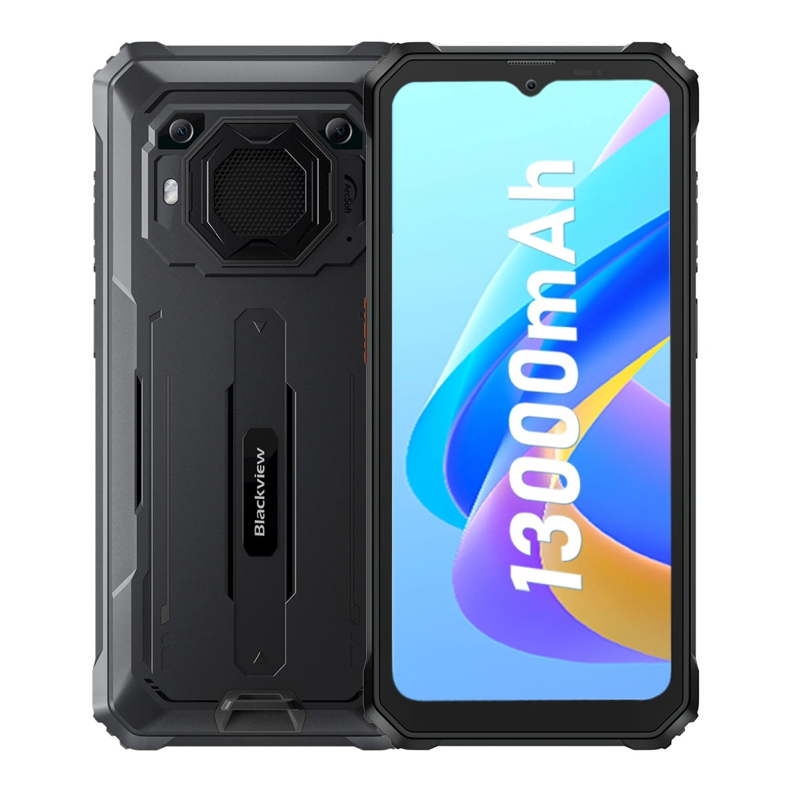 Blackview BV6200 Pro Rugged Phone 4GB/6GB+128GB Andriod 13 Helio P35 Mobile 6.56\'\' Cellphone 13MP 13000mAh 18W Fast Charge NFC