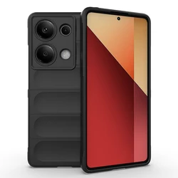 Enhanced Liquid Silicone Shockproof Phone Case Cover for Redmi Note12Pro(5G) (Black)