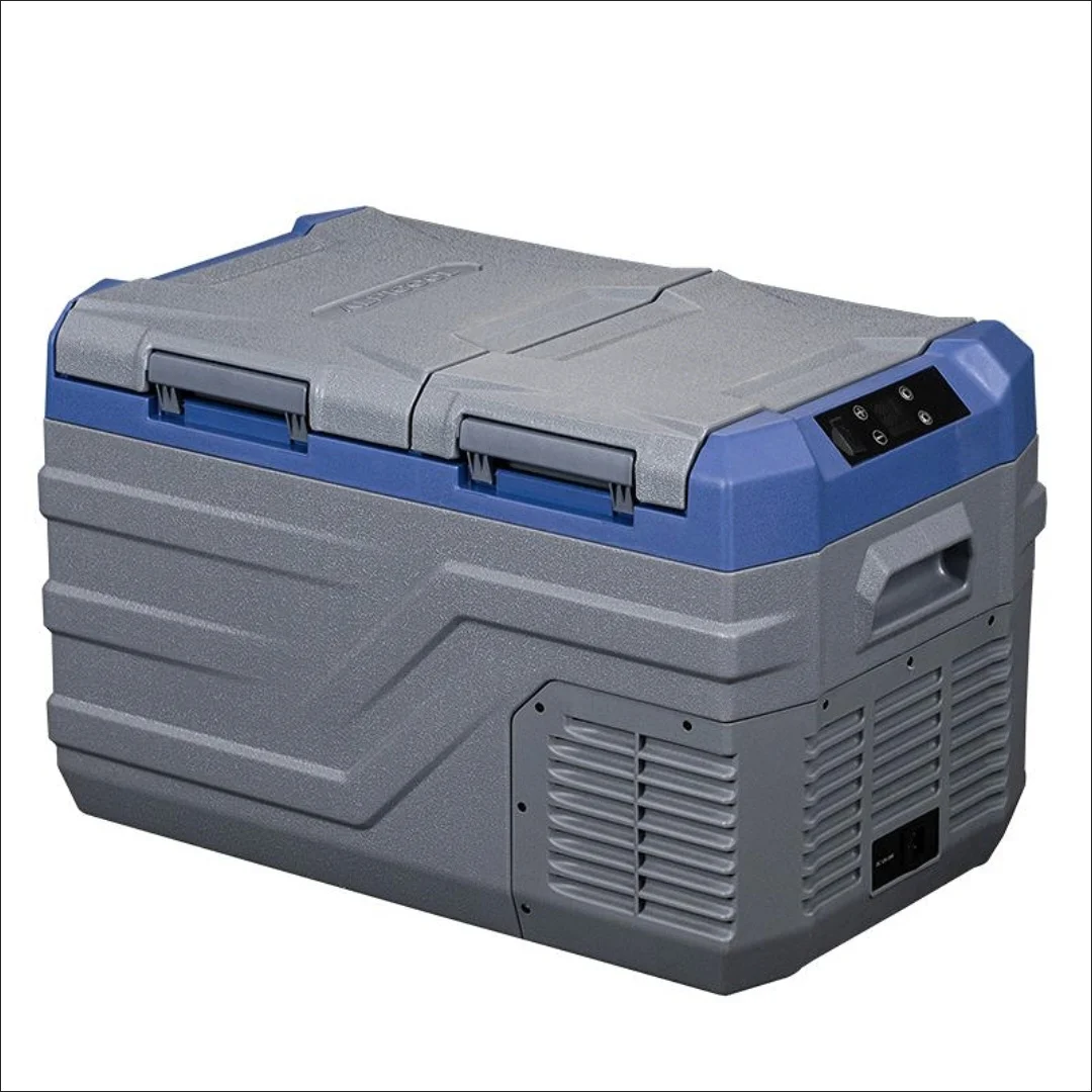 35L Car Fridge, 12V/24V Portable Refrigerator with APP Control, Compressor Cooler for RV/Truck/Camping, -20℃~20℃, Freezer 1