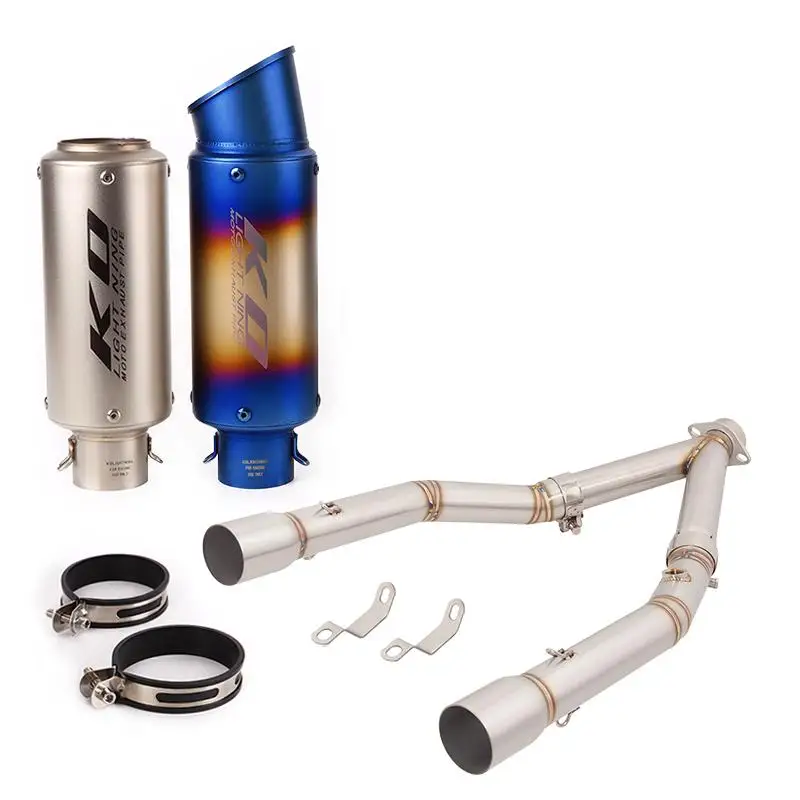 Exhaust Pipe For BMW G310R G310GS 2017-2022 Motorcycle Escape Muffler Front Pipe Steel Header High Double Row Connect Tube - Image 2