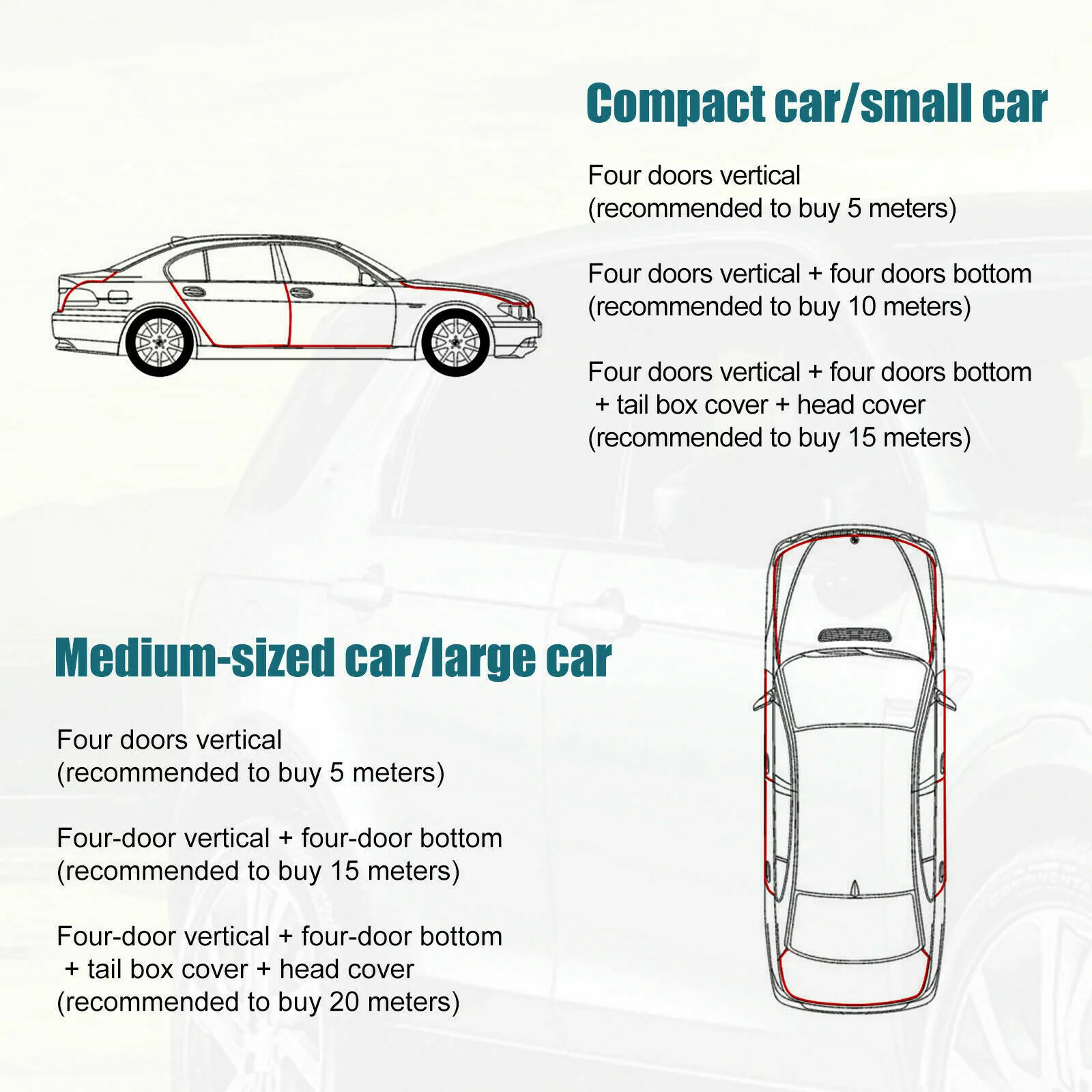 5M Car Door Edge Protector Strip 6