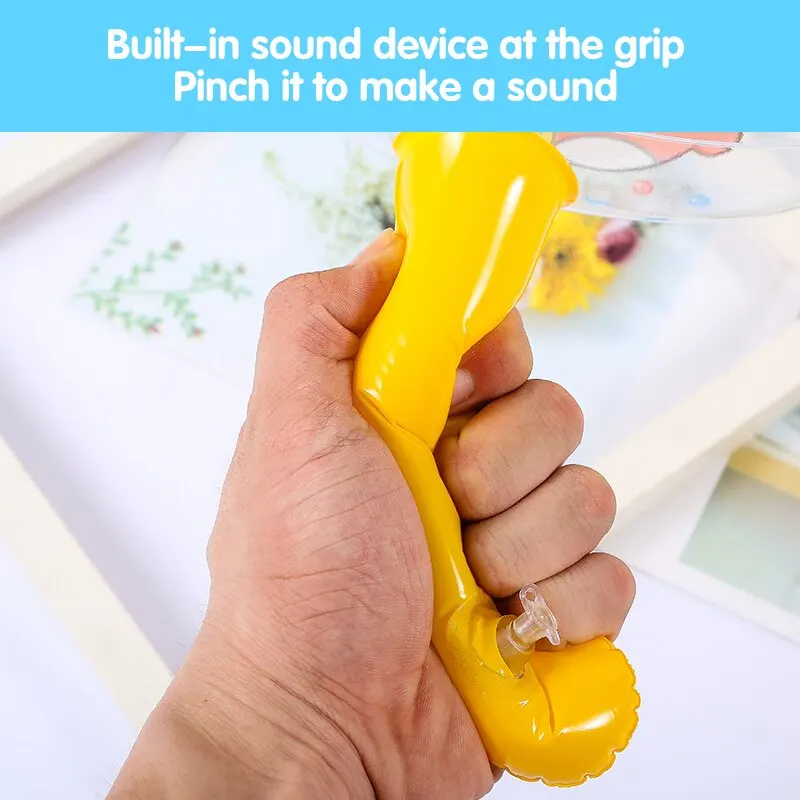 Inflatable Hammer Toys Inflatable Hammer with Bell Air Hammer Baby Toys Kids Toys Party Supplies Inflatable Swimming Pool Baby Toy Stick