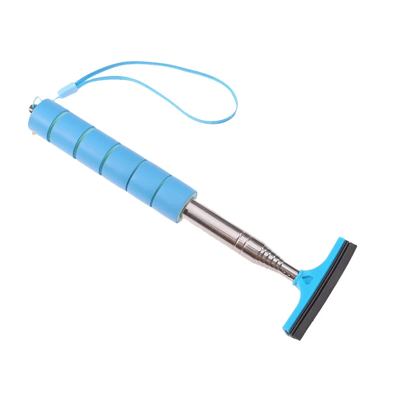 Car Mirror Rainy Glass Window Cleaning Tool Wiper Extendable Handle Car Side Mirror Squeegee Telescopic Rearview Mirror Squeegee 5