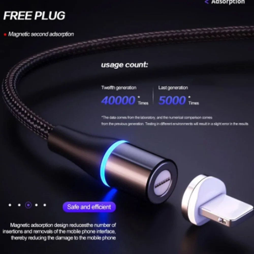 Cavo Magnetico Cavo Usb Tipo C Ricarica Rapida Per Sony Xperia 5 10 Ii Ricarica Magnetica Cavo Micro Usb Cavo Usb C Per Cellulare