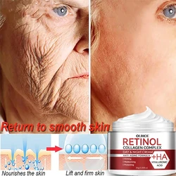 Collagen Wrinkle Remove Cream Instant Anti-Aging Firm Lift Retinol Fade Fine Lines Moisturizing Brightening Skin Care Cosmetic