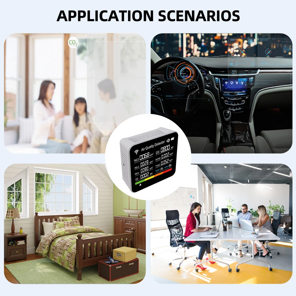  PM2.5 PM1.0 PM10 PM10 PM10 HCHO TVOC CO CO2 跮  , , 繫, б, â  , 15 in 1