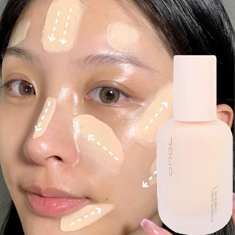 Full Coverage Liquid Foundation 40ml Oil Control Lasting Brighten Moisturizing Foundation Cream Waterproof Concealer Face Makeup 2