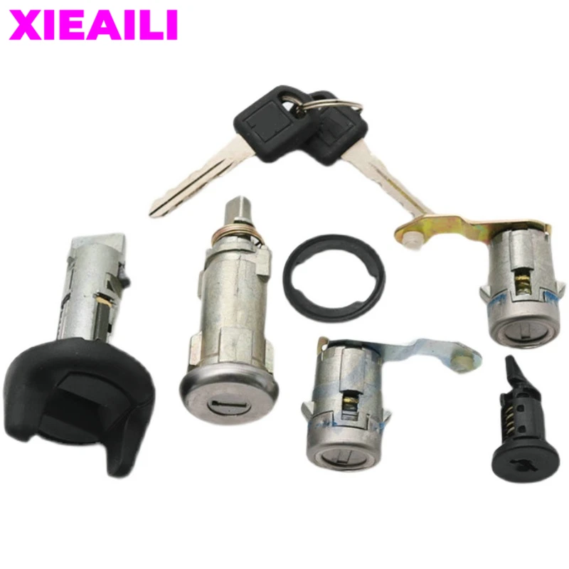 

XIEAILI OEM Full Set Door Lock Cylinder For Buick Old Regal With 2Pcs Key Trunk Lock Ignition Lock Left Door Lock Cylinder S866