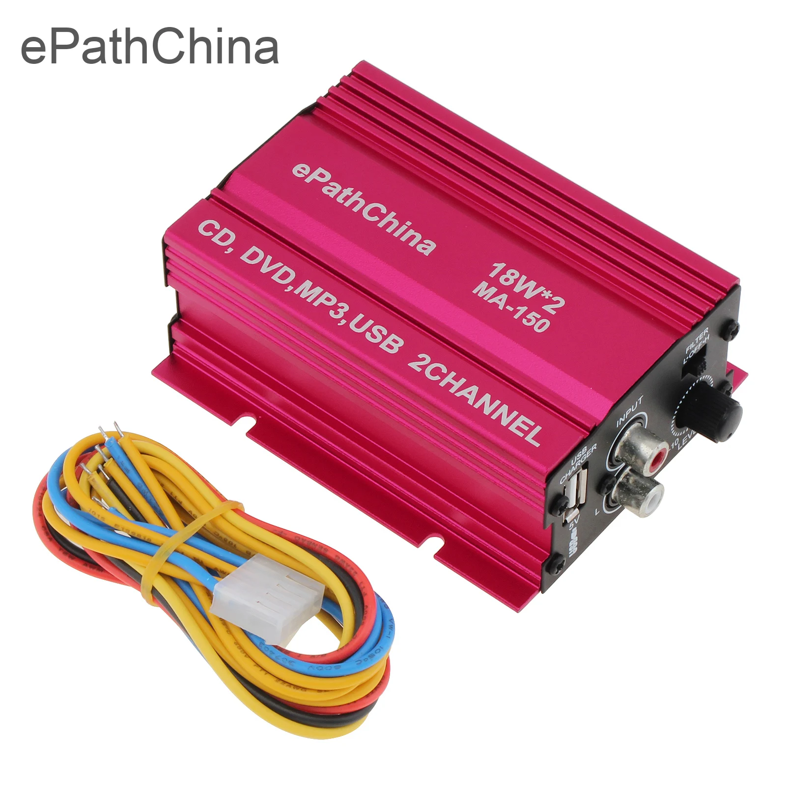 Amplificatore Di Potenza Audio Digitale A 2 Canali 12V Subwoofer Fai Da Te Per Altoparlante/Auto/Moto, Amplificatore Audio A Doppio Canale 12V