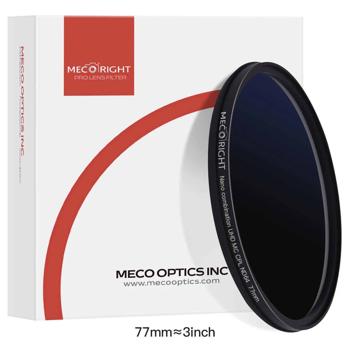 MecorightCPLNDFilterPolarizerNd8641000ForCanonSonyNikonFuji