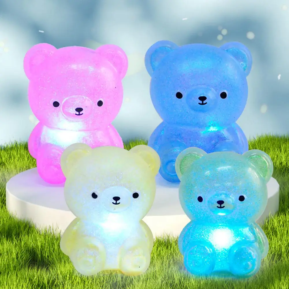 

Интересная игрушка для декомпрессии, мягкая эластичная игрушка для снятия стресса из термопластичной резины, сжимаемая игрушка-медведь, игрушка для снятия стресса