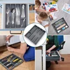 Storage Rack Organizer Box Utensil Organizer Cutlery Organizer Tray Plastic Flatware Organizers 5