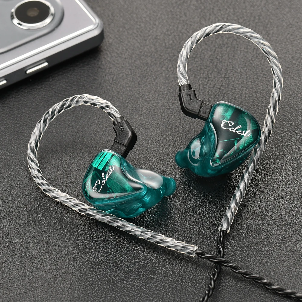 In-Ear Earphones IEMs Headphones 10mm LCP Dynamic Driver Detachable Boom Microphone Cable Kinera Celest Wyvern Qing wired earphones in ear headphones in ear earphones wired headphones wired earplugs