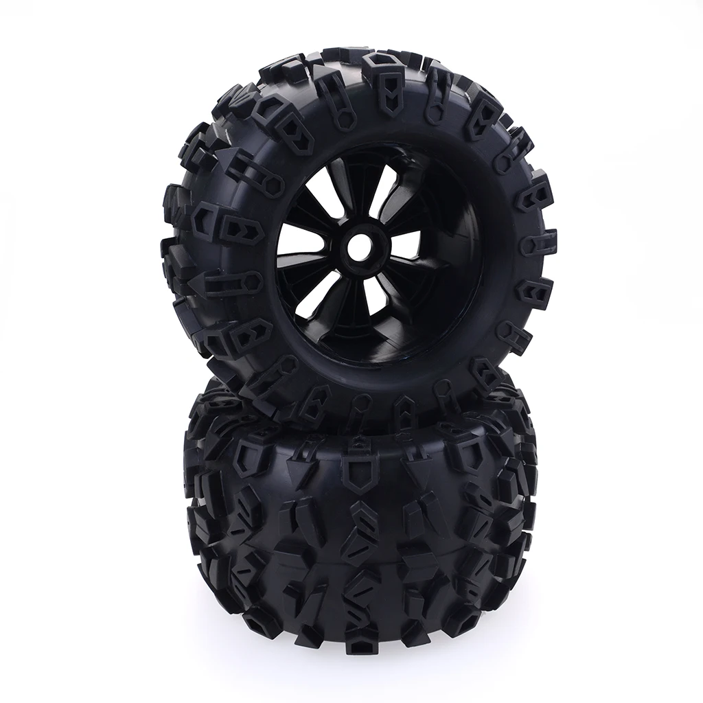 Rc Cars Accessories 1/10 Monster truck wheels tires for HPI HSP 12mm adapter Remote Control Cars Parts Hub And Tire