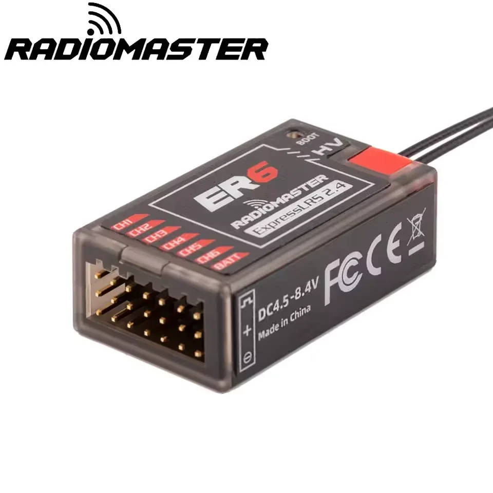 รูปสินค้า RadioMaster ER4 4CH ER6 6CH ER8 8CH ExpressLRS 2.4GHz PWM สําหรับ RC FPV Drone รถเรือรถบรรทุกแข่งยาวช่วง
