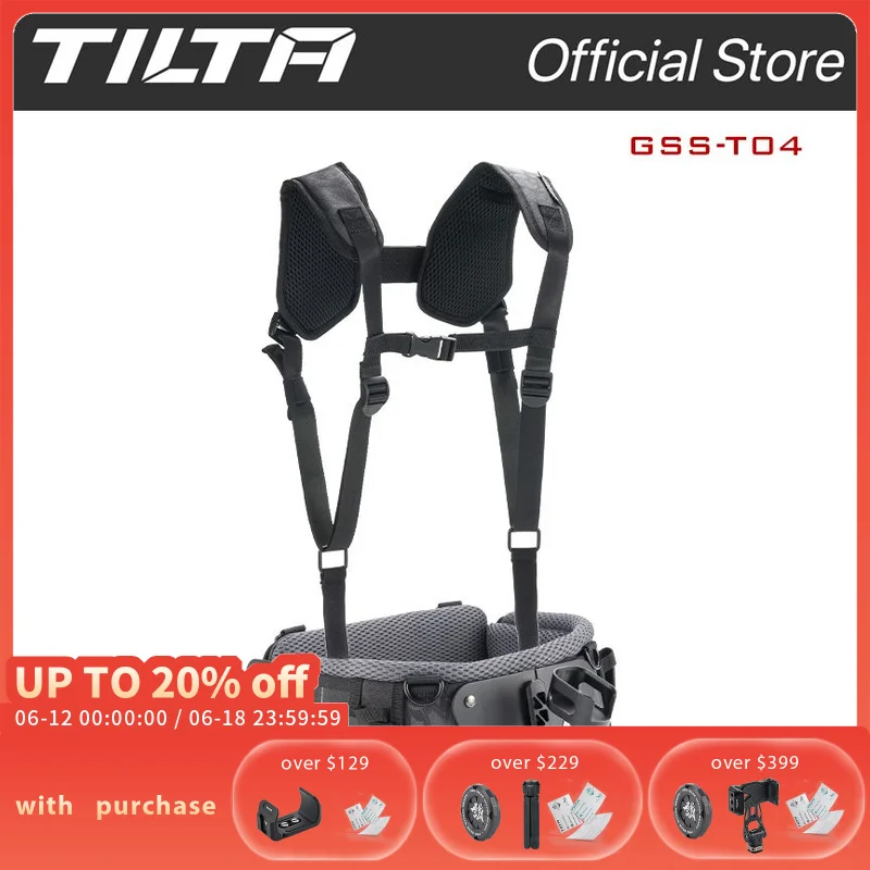 帯電防止処理加工 TILTA 軽量ジンバルサポートベストDJI Ronin RS2