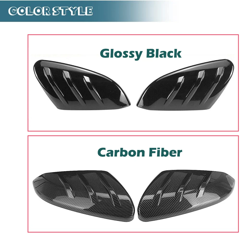 غطاء مرآة الرؤية الخلفية بنمط Mugen، مصنوع من مادة...