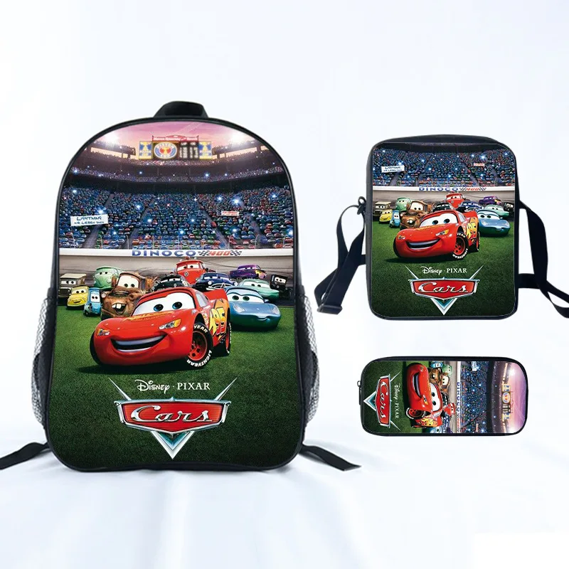 Cars School Backpack For Boys Girls Cartoon Game Knapsack Primary Backpacks Kids Satchels Space School Bags With Shoulder Bags - 5