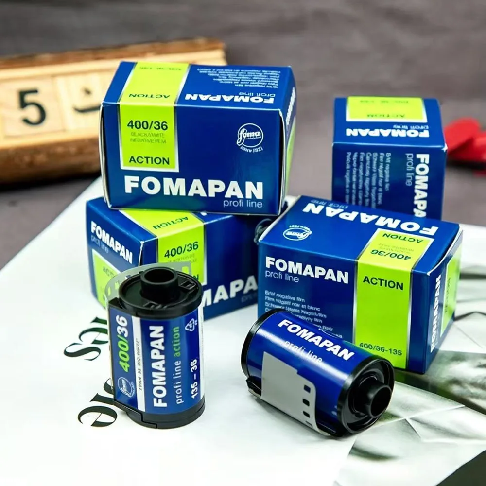 포마판 400 액션 135 (35mm) 흑백 필름 36매 빈티지 아날로그 카메라 필름 (135 포맷 필름 카메라용)