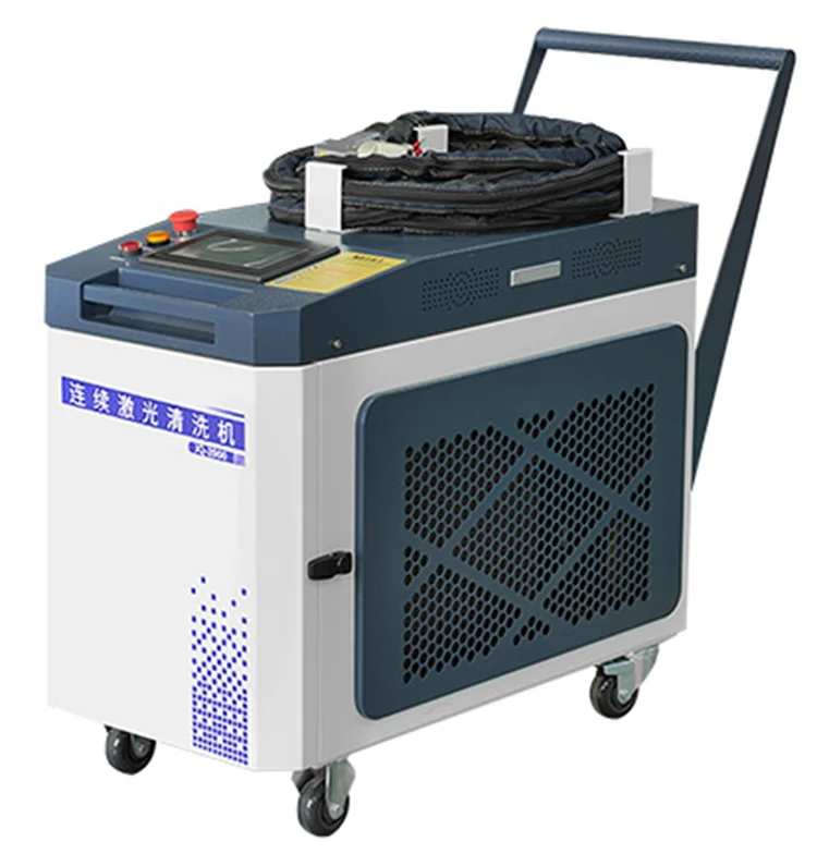 

Portable Industrial Metal Laser Cleaning Machine Fiber Laser Rust Cleaner Machine 50W 100W 1000w 2000w