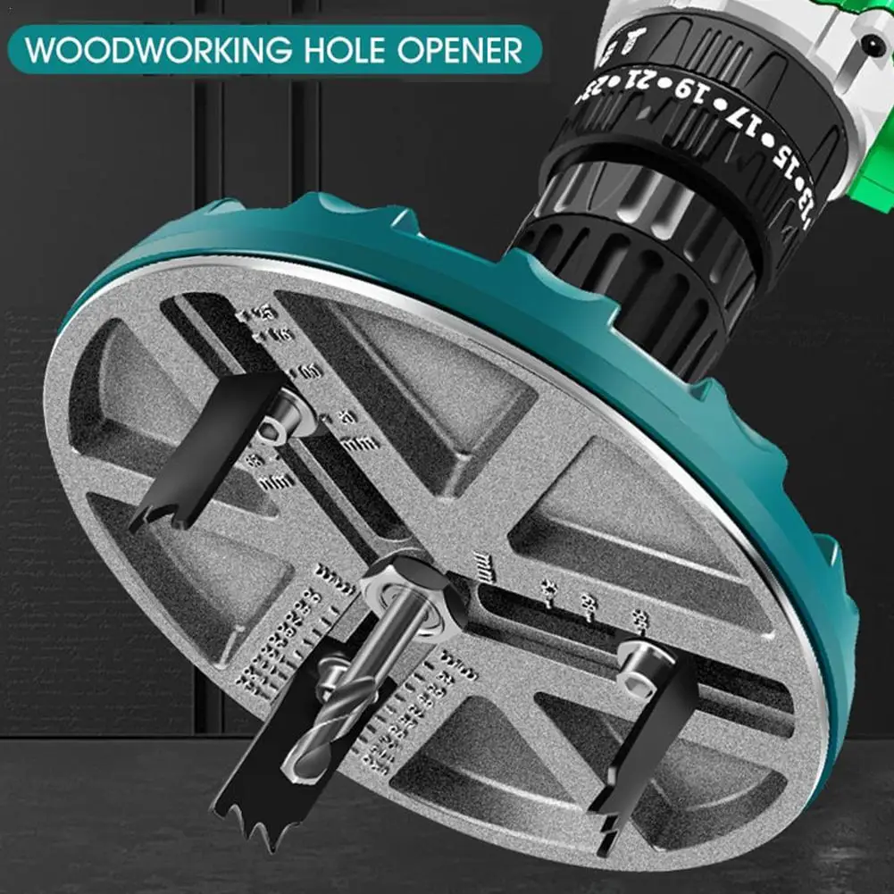 Adjustable Hole Saw Diameter 45mm130mm Woodworking Hole Opener Cutting