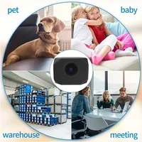 Mini caméra de sécurité WiFi 4K HD, surveillance intérieure intelligente pour la maison, avec application de surveillance à distance, design léger et portable 5