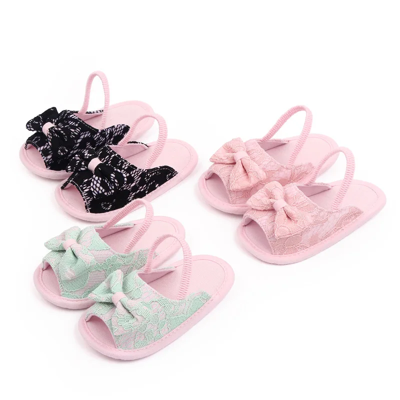 

Summer Baby Girls Sandals Fashion Bowknot Soft Sole Infant Shoes for Girls 0-18M Newborn Toddler Baby Shoes Sandalia Infantil