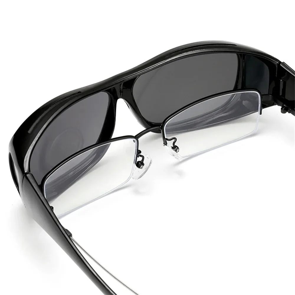 Car Night Vision Sunglasses For Driving Goggles Unisex Driver HD Night Day Driving Wrap Around Anti Glare Sunglasses