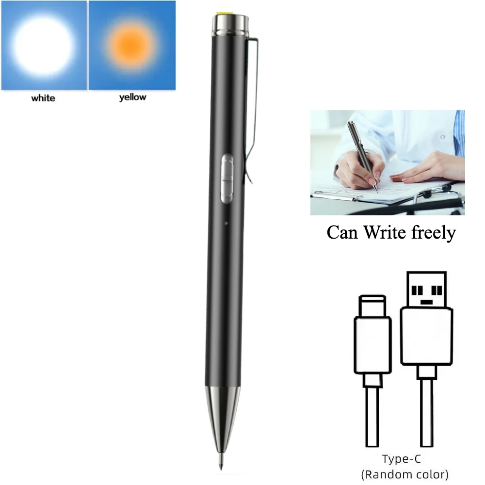 ضوء القلم الطبي المحمول المدمج في البطارية الطبية...