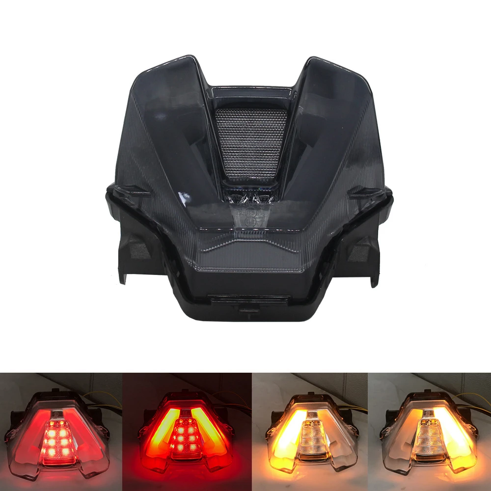 

​LED Integrated Blinker Taillight Rear Tail Brake Stop Turn Signals Light For YAMAHA FZ07 MT07 MT-07 2021 2022