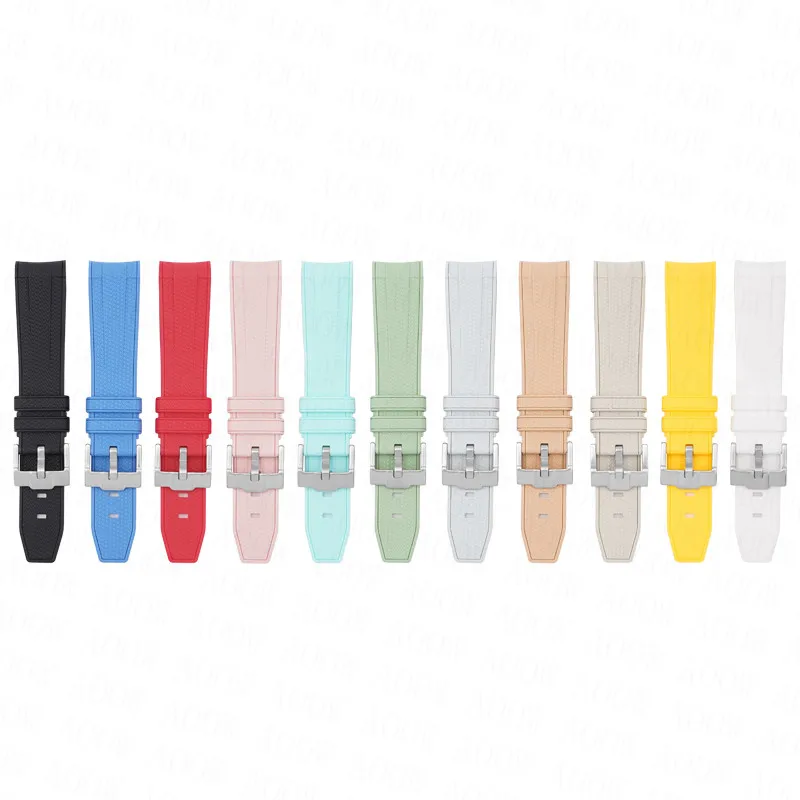 Cinturino In Silicone Con Interfaccia Curva Per 20Mm Rolex Submariner Omega X Swatch Joint Moonswatch Accessori Per Cinturini Impermeabili