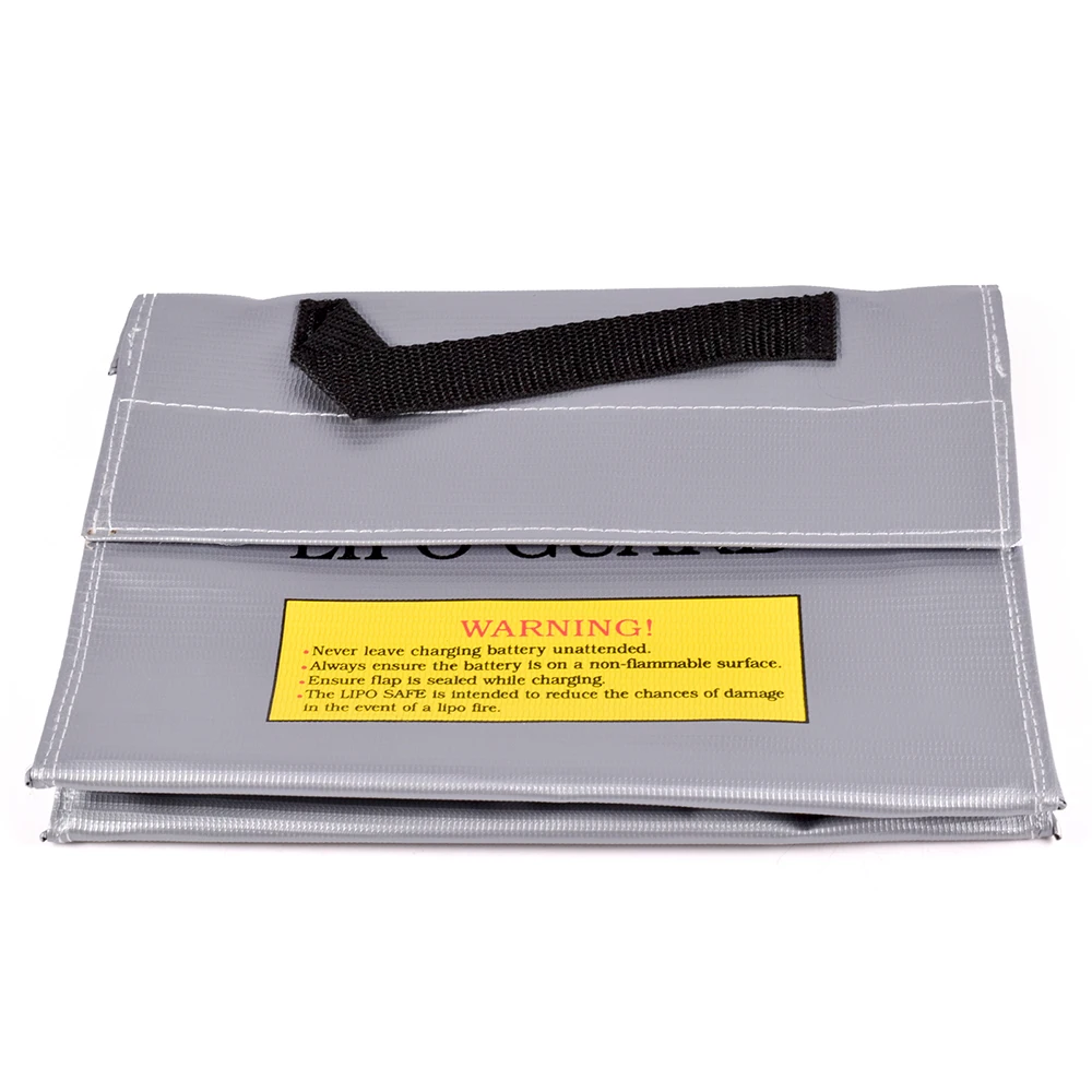 S932742fa98264a11b8eab7ce142ee755s Lipo Guard Safety Bag Fireproof Explosion-Proof Portable Lipo Safety Bag 215*115*155mm for RC FPV Racing Drone Car Battery Safe