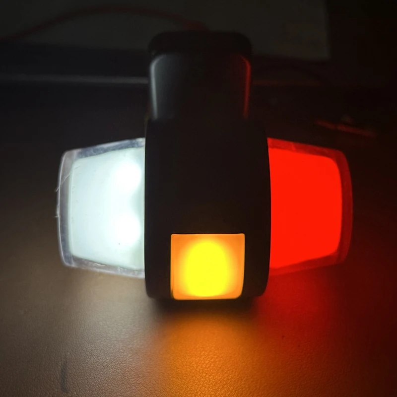 Luci di ingombro laterali, 24 V per rimorchi, per furgoni, camion, roulotte, camper. Colore: arancione, bianco e rosso. La confezione contiene 4 pezzi