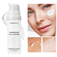 Fond de teint liquide blanc pur pour maquillage de scène COS, correcteur longue durée, ajusteur de fond de teint blanc pur mixte, éclaircit et éclaircit 3