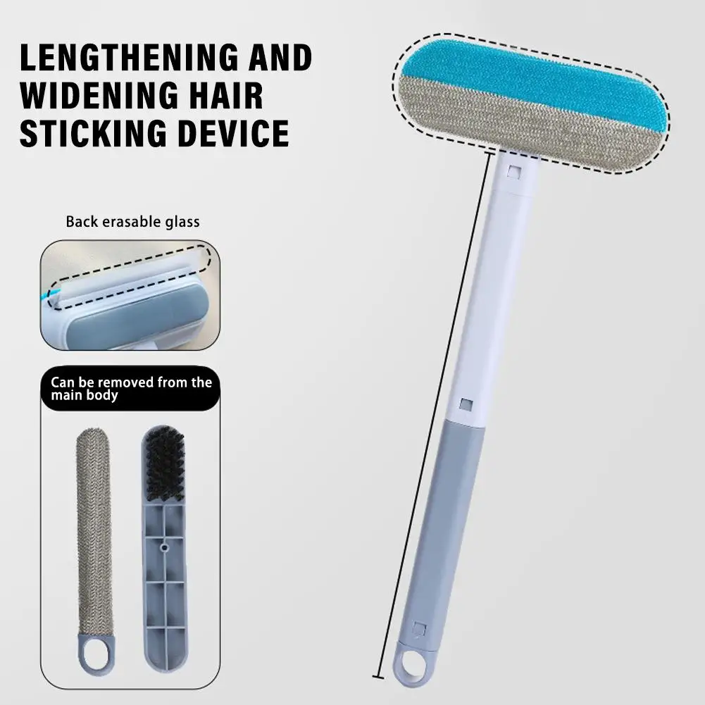 

Multifunctional Anti-mosquito Brush Pet Hair Stickers Household Cleaning Dual-use Cleaning Brush Window Tool Dust Wet And D T4C8
