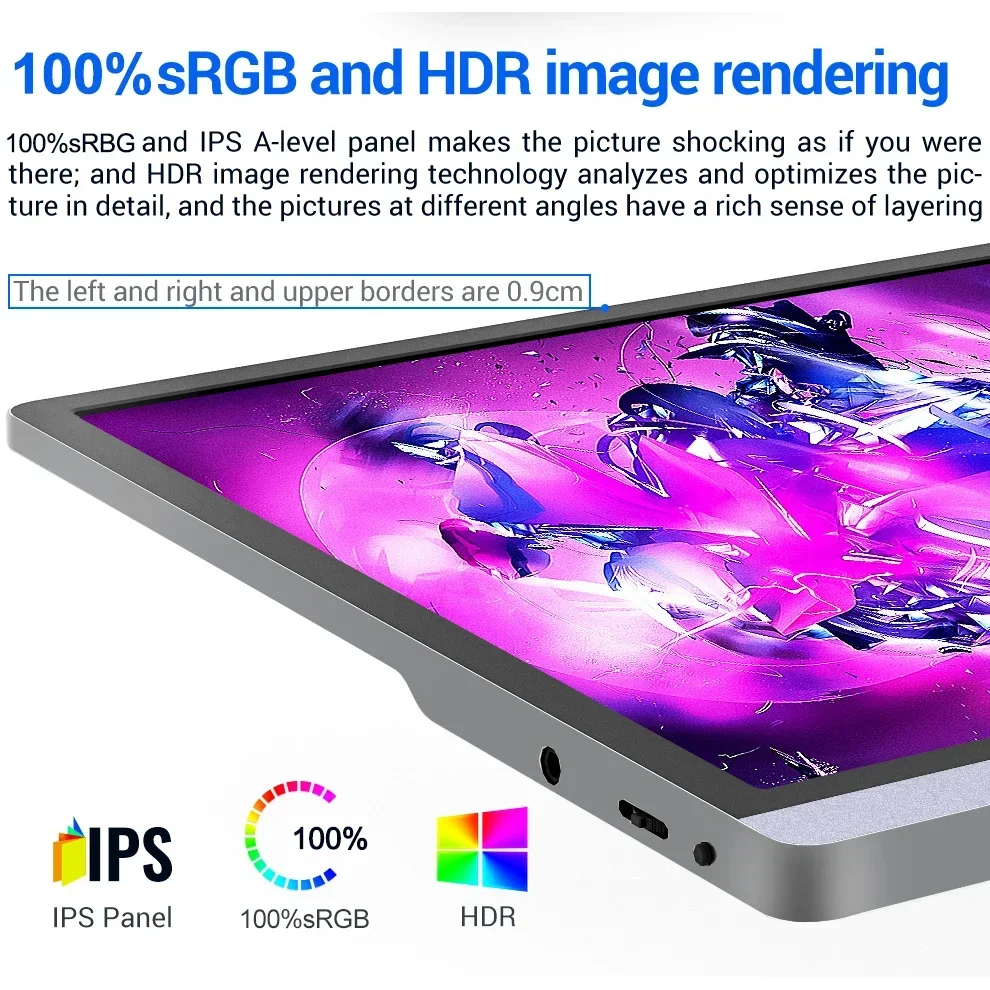 14.0 100% sRGB IPS FHD 1920x1080 ޴ , PC Ʈ ġ PS5/4 HDR LCD  , HDMI CŸ ÷,  