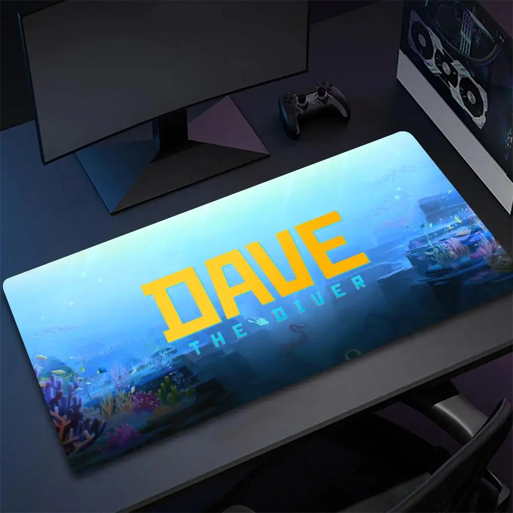 

Role simulation business adventure D-DAVE THE DIVER game Mouse escritorio Pad Non-Slip Rubber Edge locking mousepads Game play mats for notebook keyboard PC