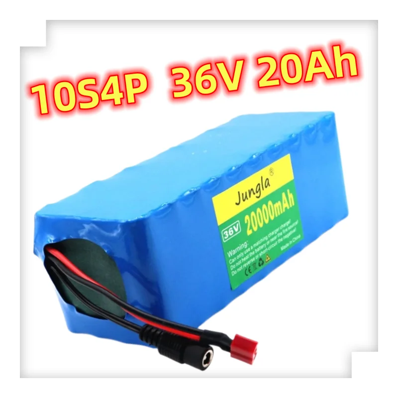 

100% original 10S4P 36V 20Ah 500W high-power 42V 18650 lithium battery pack 20000mAh electric bicycle roller BMS