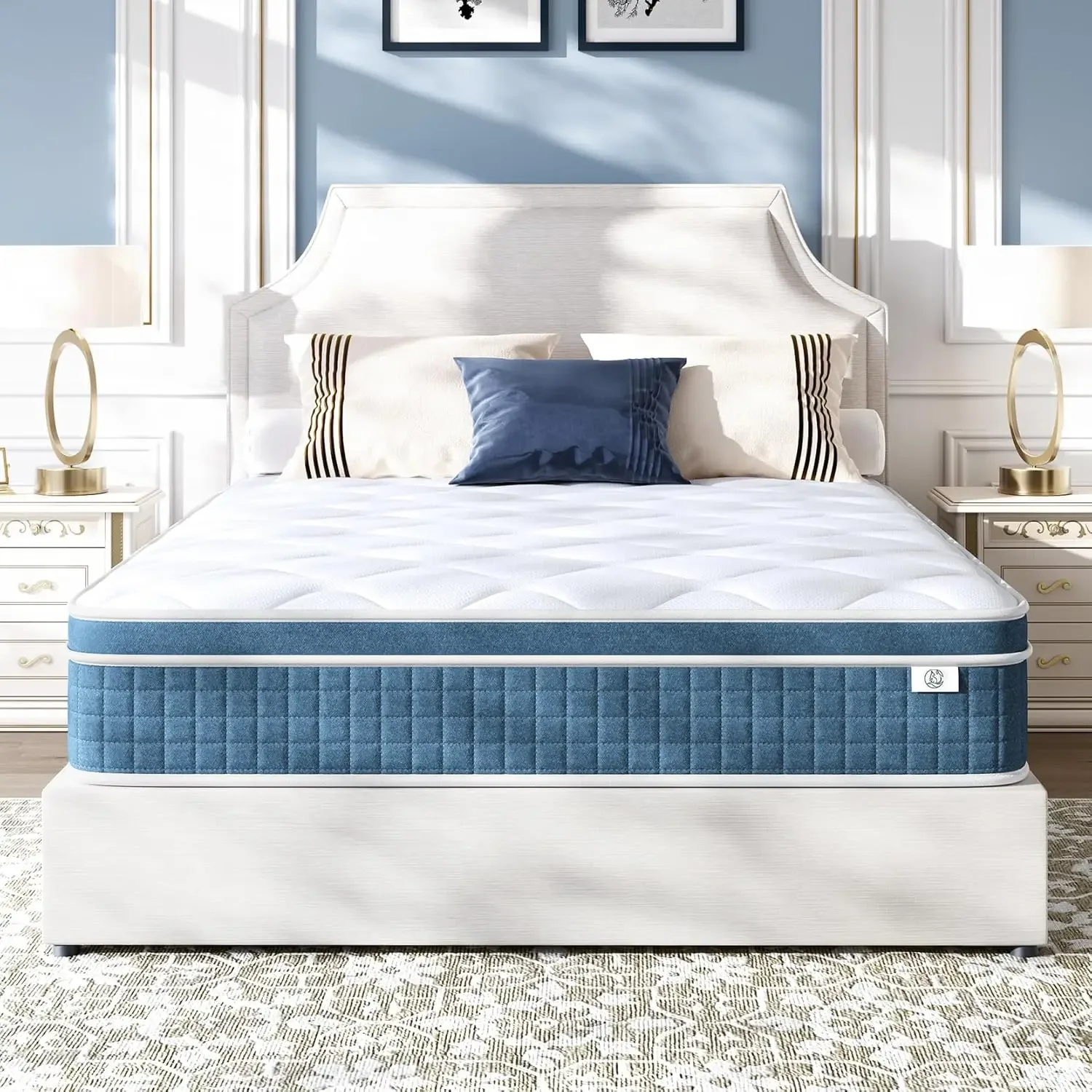 10 Inch, Hybrid Twin Size Mattress in a Box, Twin Bed Mattress with Individual Pocket Springs and Pressure-Relieving Memory Foam 2