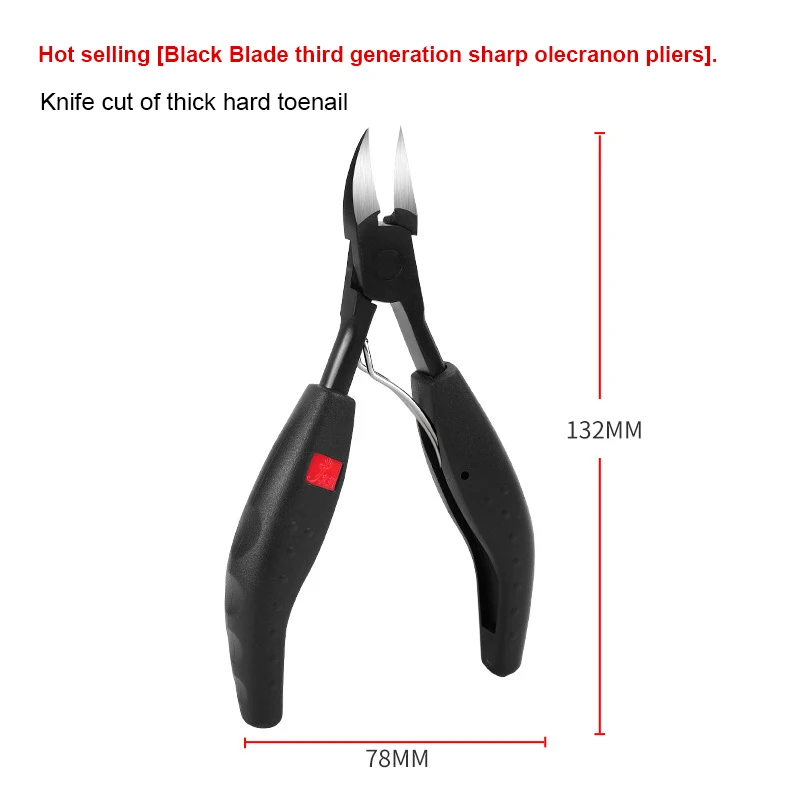 

Toe Nail Clippers Remove Dead Skin Nail Correction Nippers Ingrown Toenail Cuticle Scissor Edge Cutter Thick Pedicure Care Tool