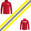 ELIKE High-Quality Half Zip Plush Sweater Custom Logo Print Personal Design 6 Colors Men And Women Embroidery New Sweatershirt 2